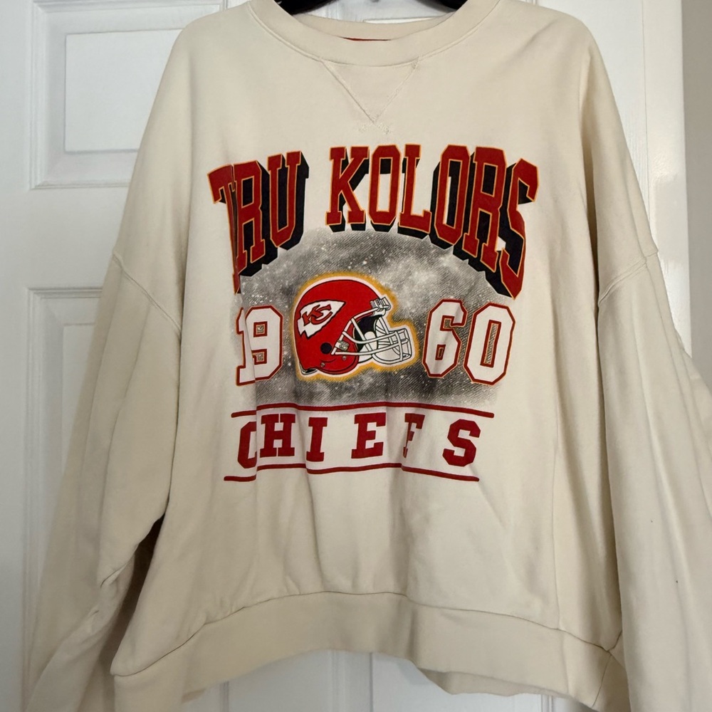 Travis Kelce Tru Kolors Brand Chiefs Sweatshirt 2XL